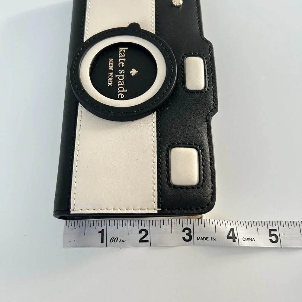 NWT Kate Spade Oh Snap Camera Large Slim bifold Wallet Kurt Geiger London - Picture 5 of 9